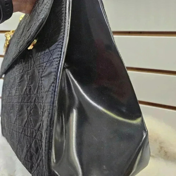 Dior Black Cannage Nylon Large 2-Way Satchel - Picture 6 of 16